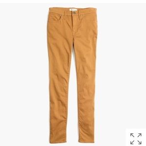 Madewell 9" High rise skinny sateen jean
